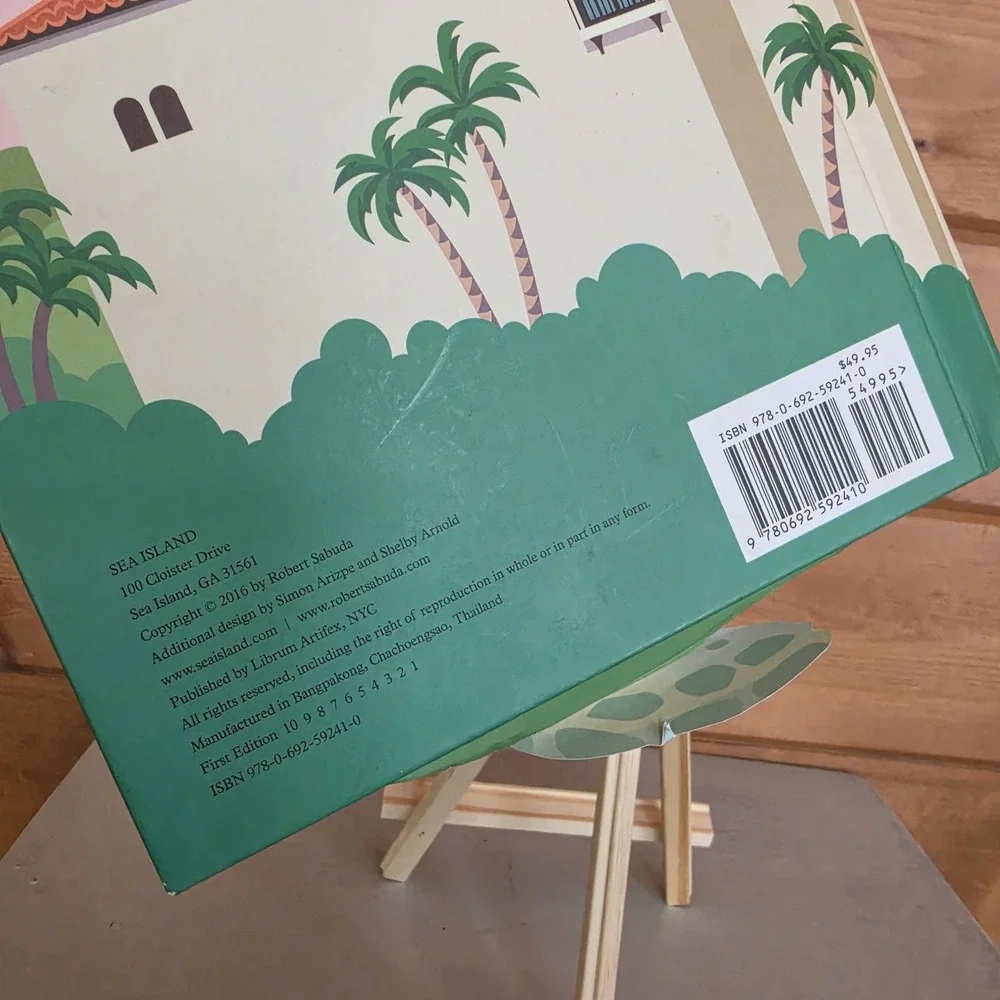Sea Island Pops Up‎ Book Robert Sabuda 2016 Georgia 9780692592410 Signed *read*